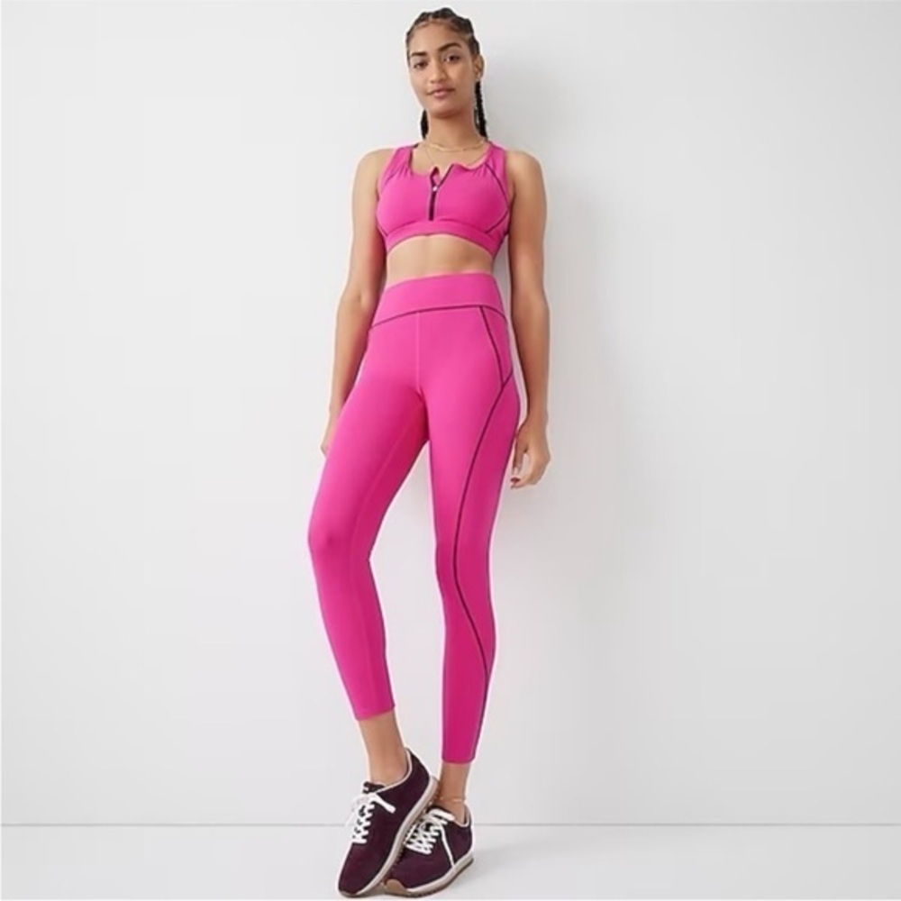 J. Crew active Women's Vibrant Pink Leggings Set